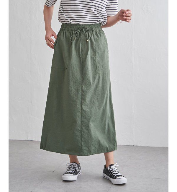 ikka「ドライテックチノベイカースカート」|スカート|