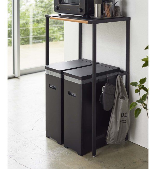 Lbc with Life「tower スリム蓋付きゴミ箱2個」|食器・キッチングッズ|