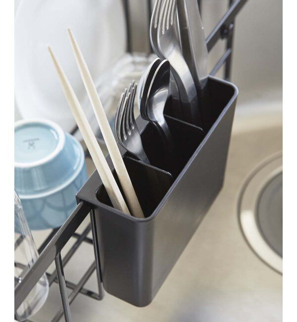 Lbc with Life「伸縮水切りワイヤーBK タワー」|食器・キッチングッズ|