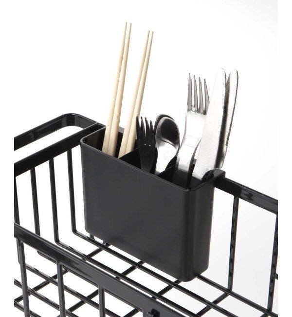 Lbc with Life「伸縮水切りワイヤーBK タワー」|食器・キッチングッズ|