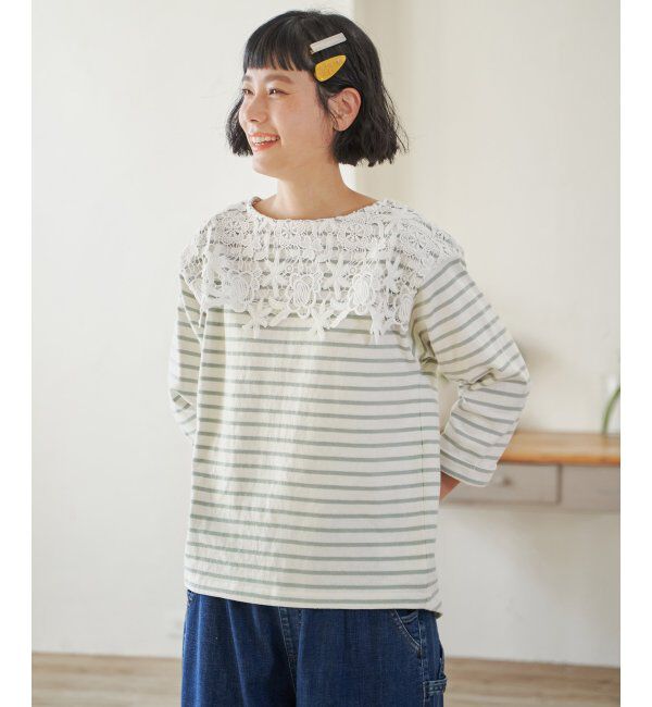 Lbc with Life「レース使いボーダーT」|その他|