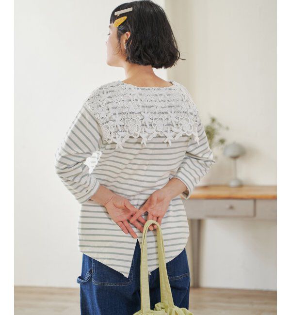 Lbc with Life「レース使いボーダーT」|その他|