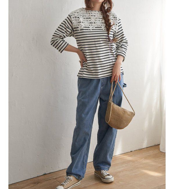 Lbc with Life「レース使いボーダーT」|その他|