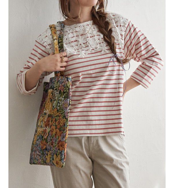 Lbc with Life「レース使いボーダーT」|その他|