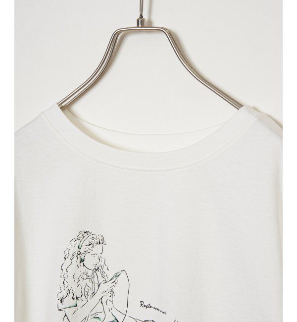 Lbc with Life「GirlプリントビッグTシャツ」|Tシャツ・カットソー|