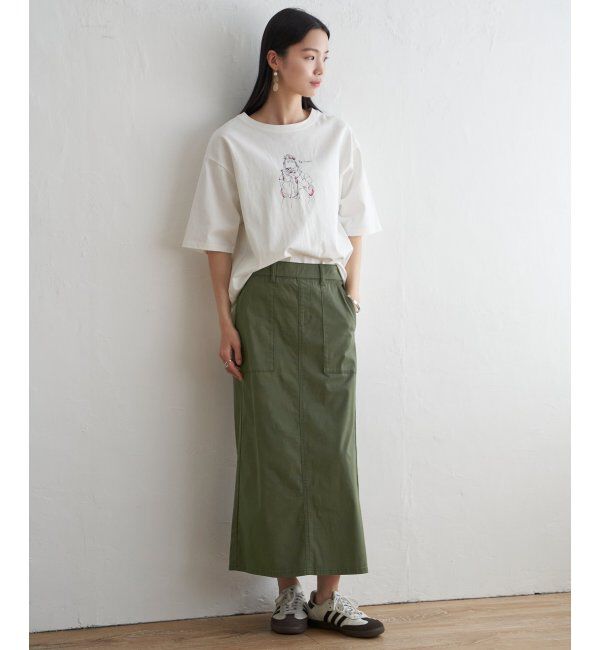 Lbc with Life「GirlプリントビッグTシャツ」|Tシャツ・カットソー|