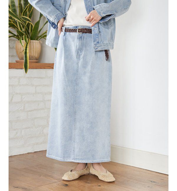 Lbc with Life「LBC ステッチナロースカート」|スカート|