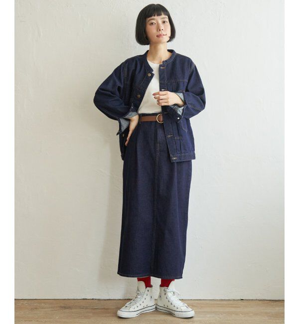 Lbc with Life「LBC ステッチナロースカート」|スカート|