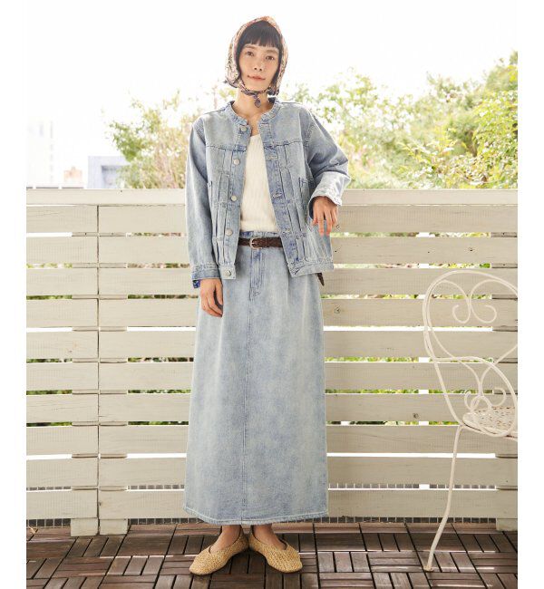 Lbc with Life「LBC ステッチナロースカート」|スカート|