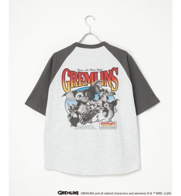 VENCE share style「GREMLINS グレムリン ラグランプリントTシャツ」|Tシャツ・カットソー|