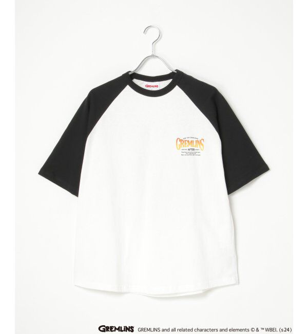 VENCE share style「GREMLINS グレムリン ラグランプリントTシャツ」|Tシャツ・カットソー|