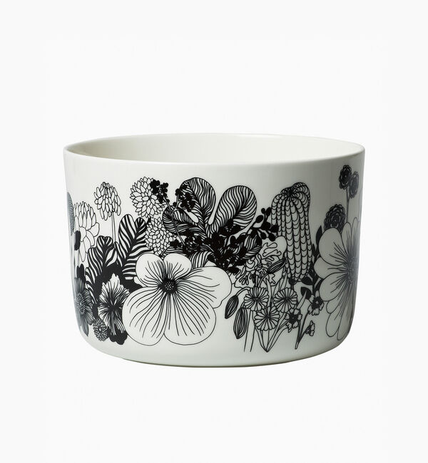 Marimekko「Siirtolapuutarha ボウル 3,4 L」|その他|ホワイト&times;ブラック