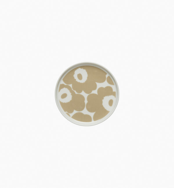 Marimekko「Unikko プレート」|その他|ホワイト&times;ベージュ