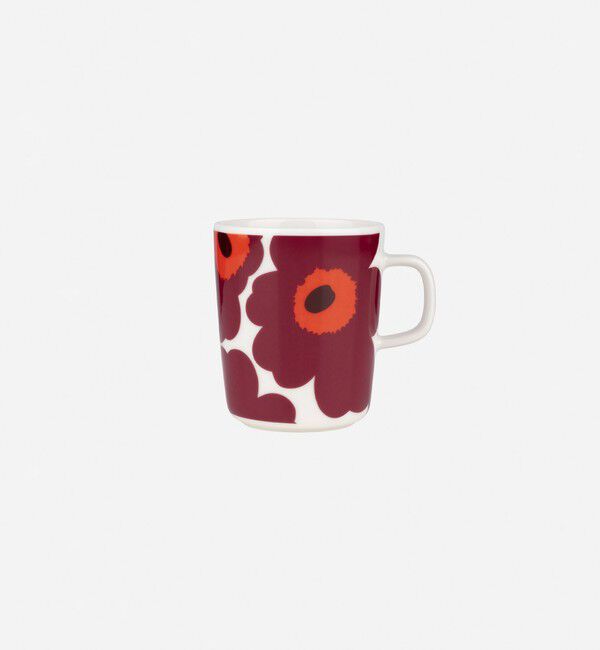 Marimekko「Unikko マグカップ 250ml」|その他|ﾎﾜｲﾄ&times;ﾊﾞｰｶﾞﾝﾃﾞｨ&times;ﾚｯﾄ
