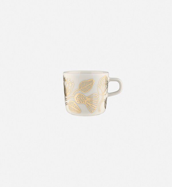 Marimekko「Tiara コーヒーカップ 200ml」|その他|ホワイト&times;ゴールド