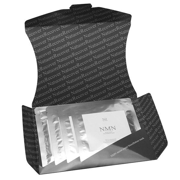  「Natuore Recover NMNモイストリペアバイオセルロースマスク 本体/もちもち/無香料 (35ml&times;4枚)」|フェイスマスク・パック|