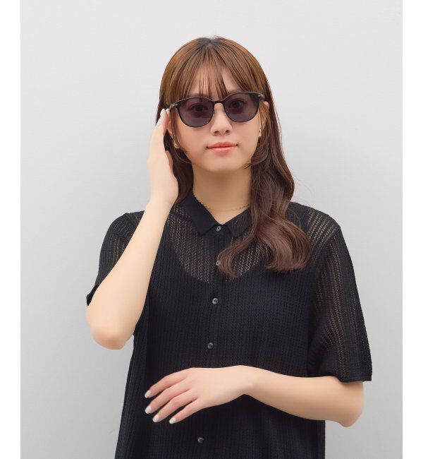  「SUNCUTGlasses/UV100%CUT ボストン型 サングラス | カラーレンズ｜紫外線対策 UVカット」|サングラス|黒