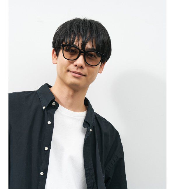  「【WEB限定】ウェリントン型 サングラス | 軽量 カラーレンズ トレンド 紫外線対策 UVカット 大きめサイズ」|サングラス|