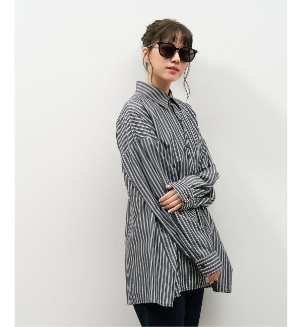  「【WEB限定】ウェリントン型 サングラス | 軽量 カラーレンズ トレンド 紫外線対策 UVカット 大きめサイズ」|サングラス|