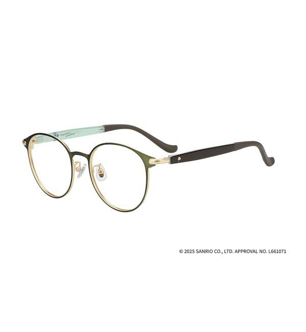  「Zoff｜はぴだんぶい 【けろけろけろっぴ モデル】メガネ｜伊達・度付きメガネ｜グッズ   レンズ交換券付」|メガネ|