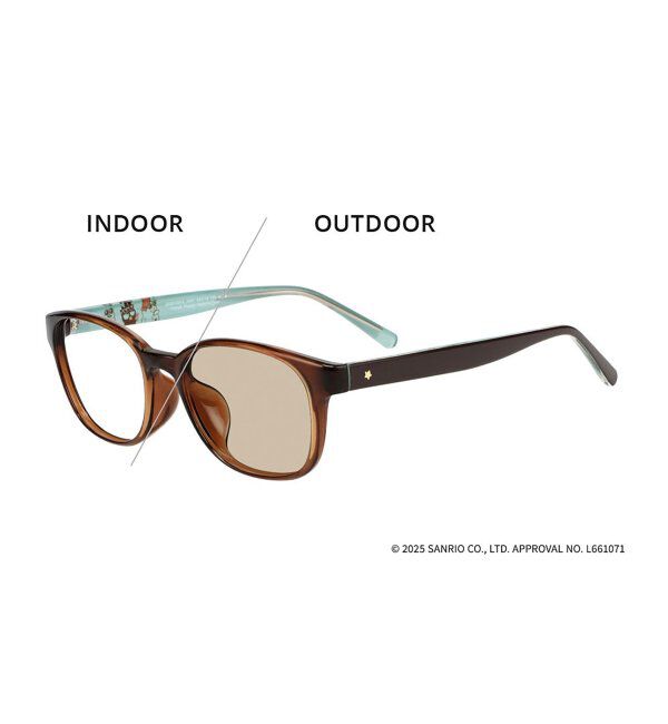  「【WEB限定】Zoff｜はぴだんぶい 調光サングラス｜紫外線で色が変わる 紫外線対策 UVカット｜グッズ  」|サングラス|