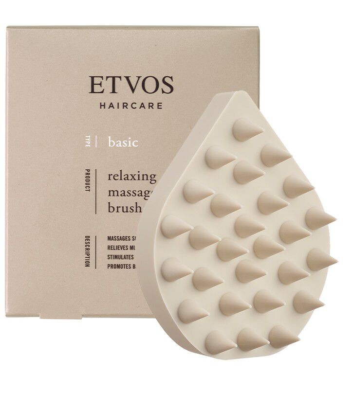 ETVOS「リラクシングマッサージブラシ」|入浴剤・バスグッズ|ﾍﾞｰｼﾞｭ