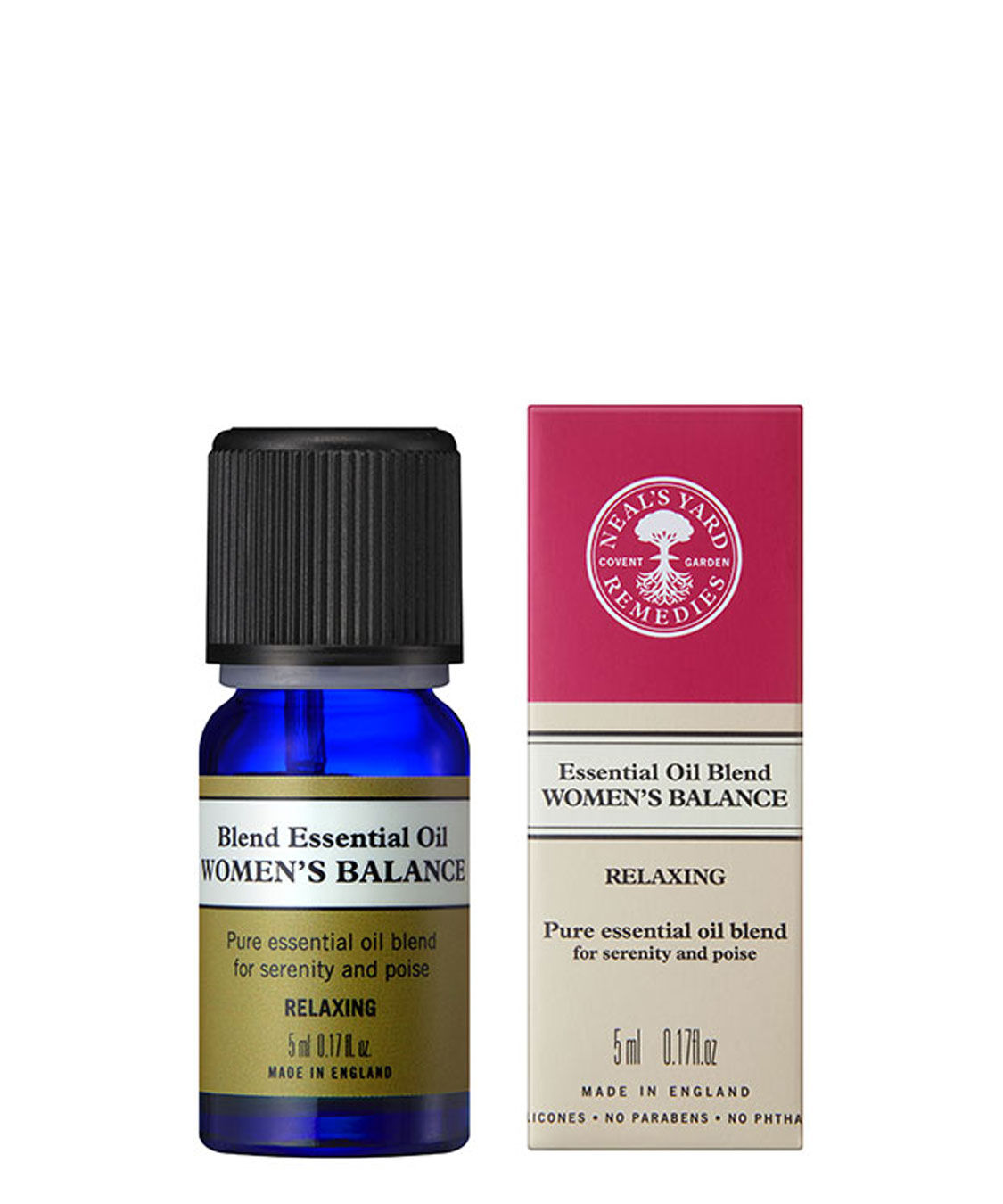 NEAL&rsquo;S YARD REMEDIES「ブレンドエッセンシャルオイル ウーマンズバランス 5mL」|アロマ・ルームフレグランス|-