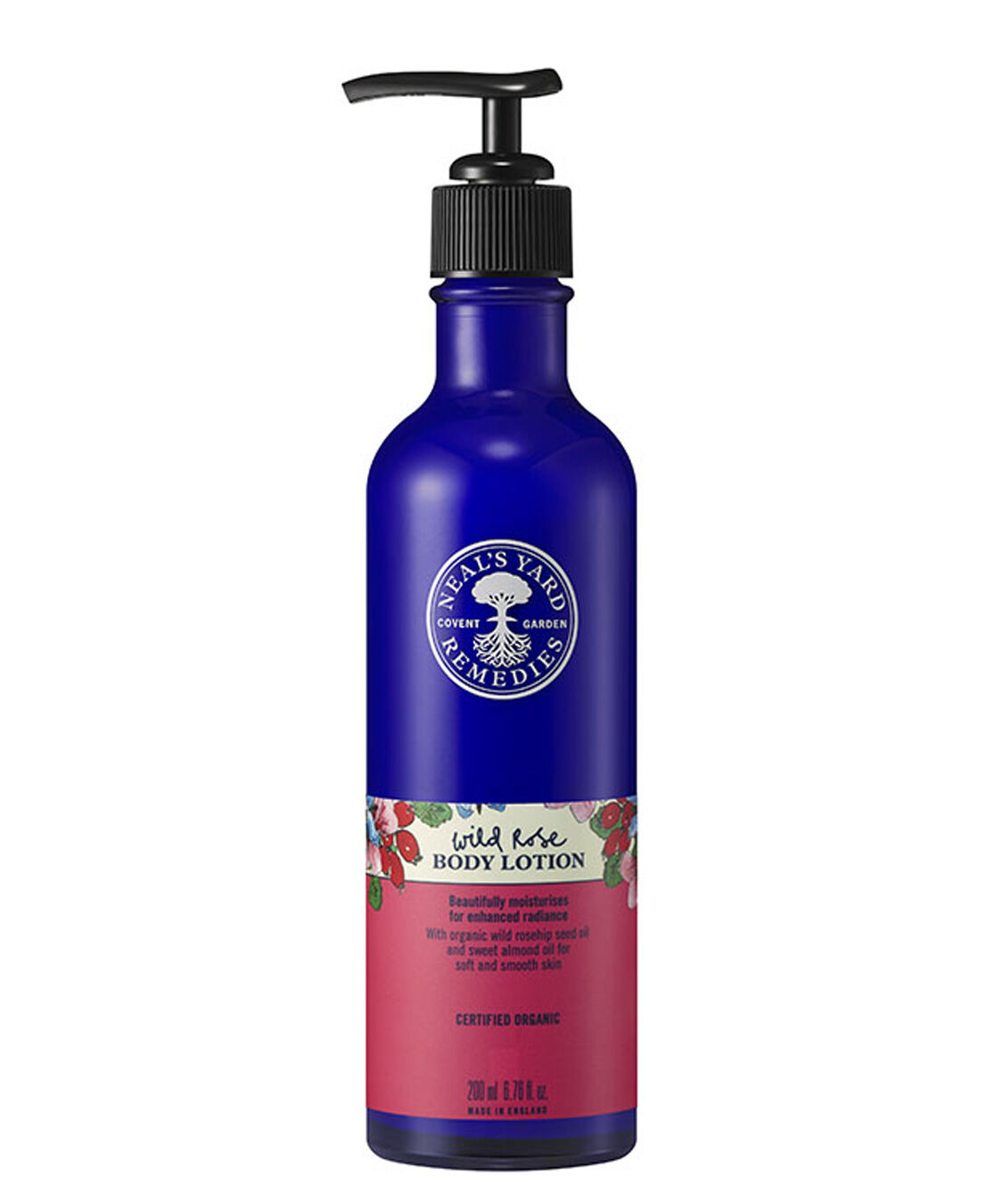 NEAL&rsquo;S YARD REMEDIES「ワイルドローズ ボディローション 200mL」|ボディ保湿|-