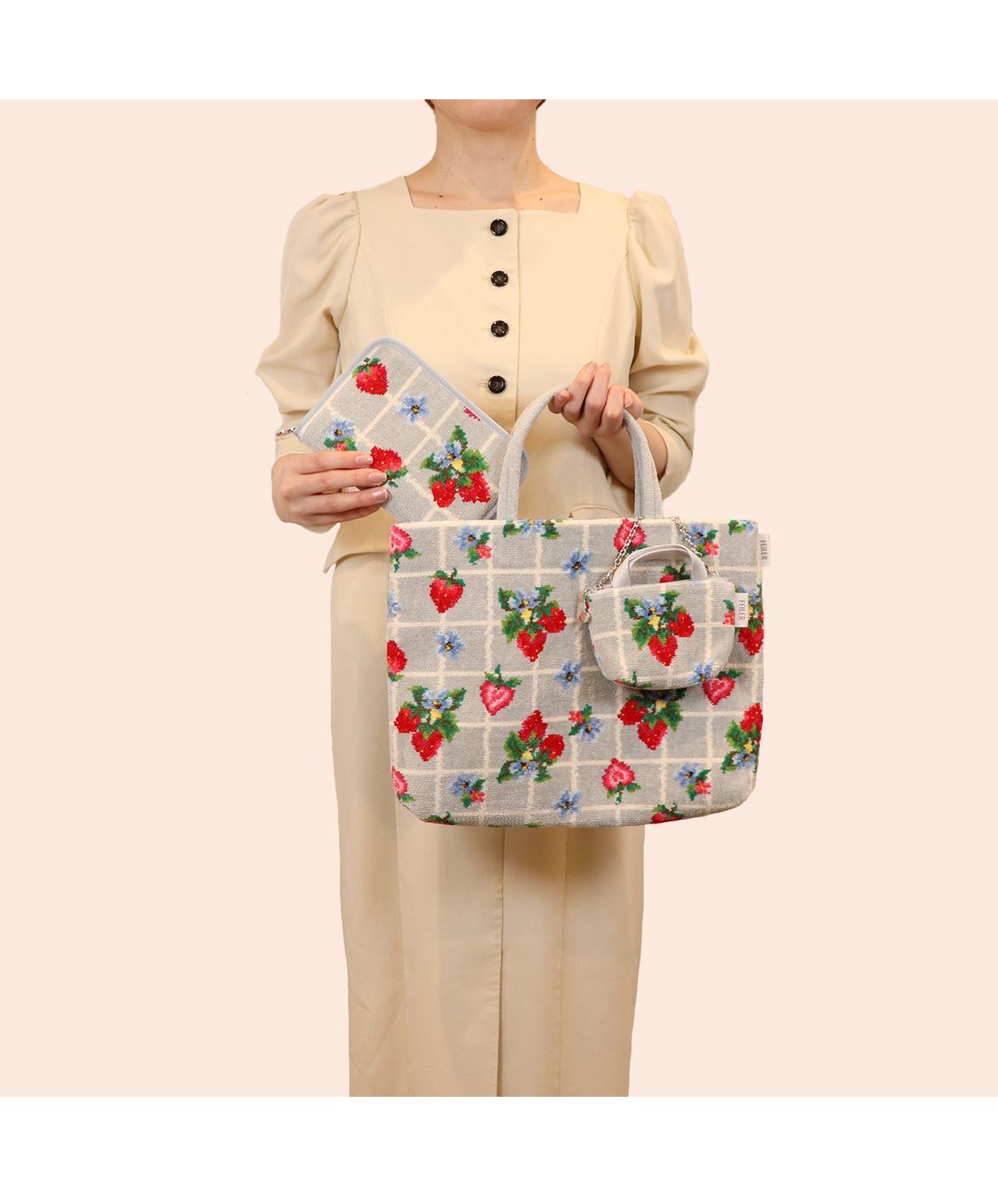 FEILER「ストロベリーフィールドプティ　バッグ　SFP-257238」|トートバッグ|