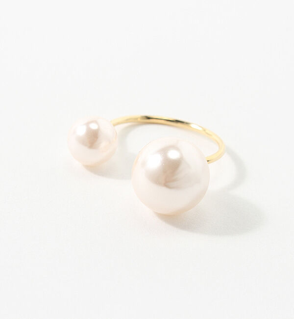 Phoebe「【シリーズ累計販売10000点突破！】Eye catchingパールリング」|リング|ホワイト