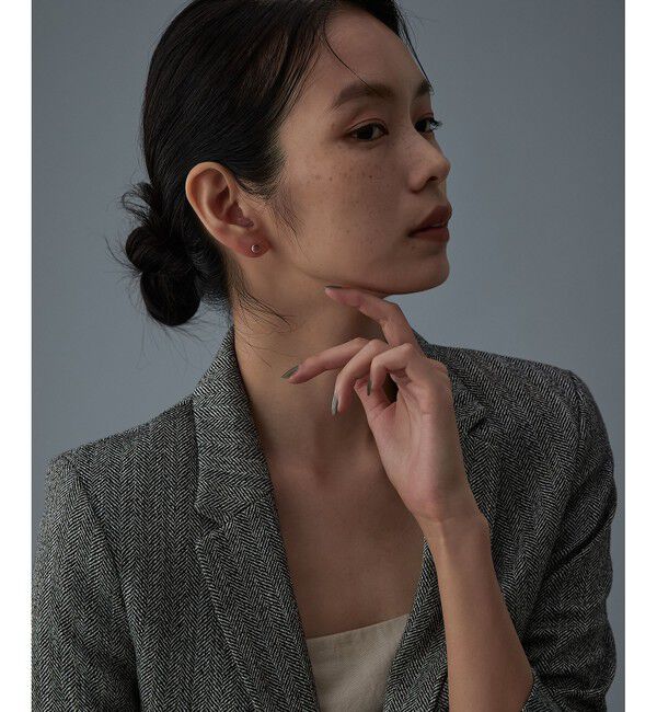 Jouete「K10YG ピアス ラブラドーライト」|ピアス|