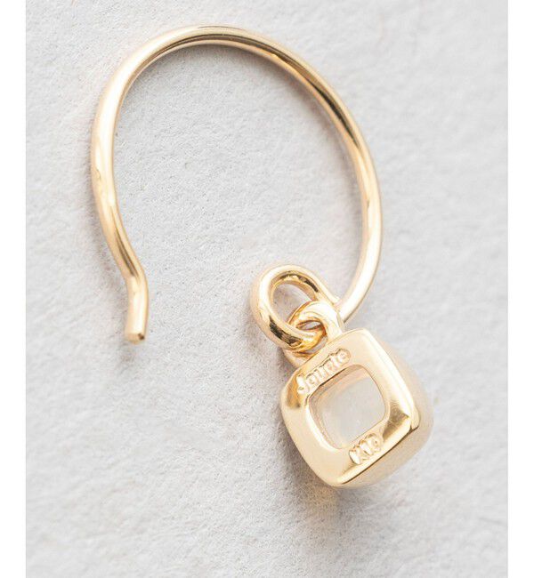 Jouete「[オパール] K10YG ピアス スクエア」|ピアス|