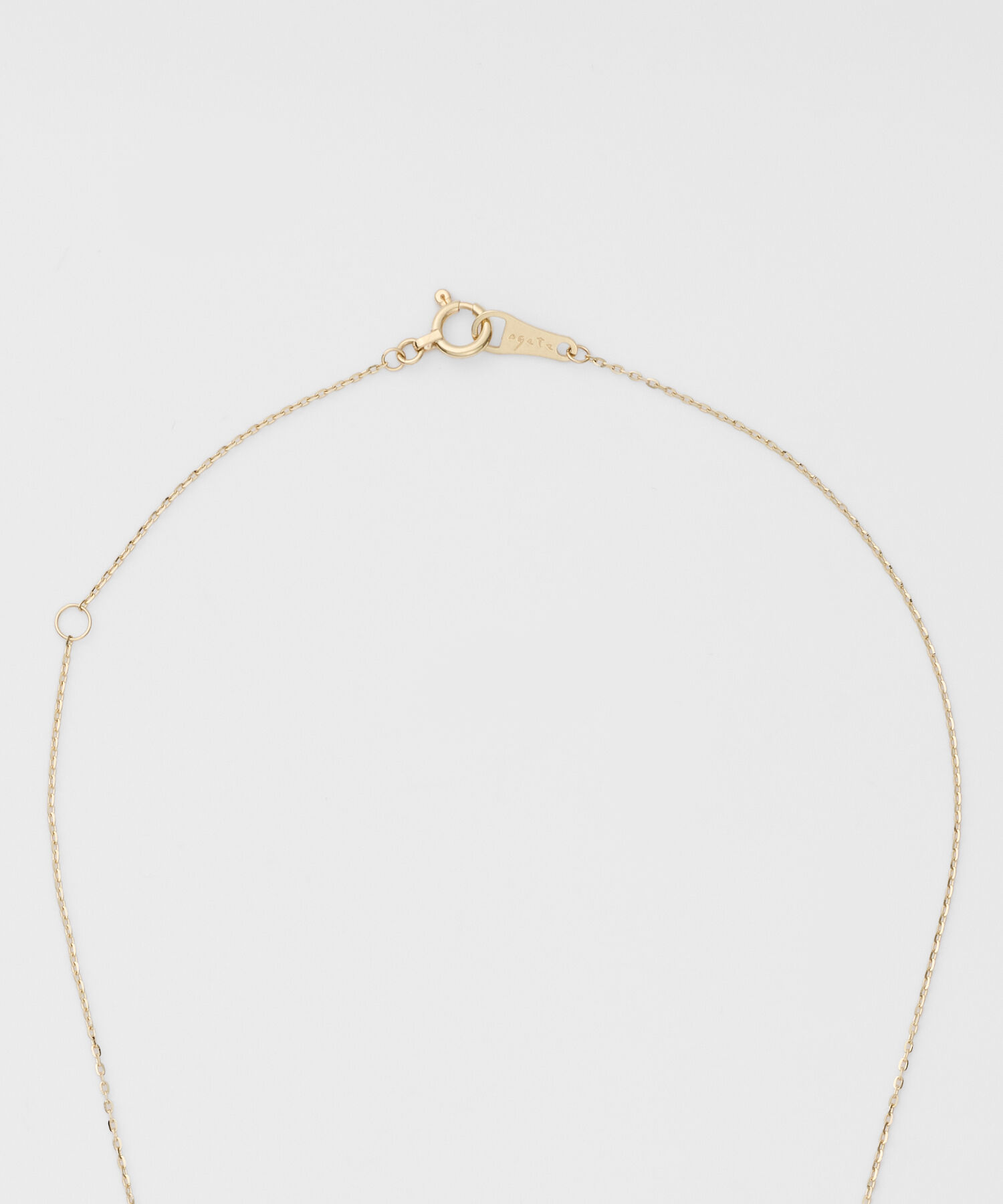 agete「K10ダイヤモンドネックレス（0.07ct）」|ネックレス|