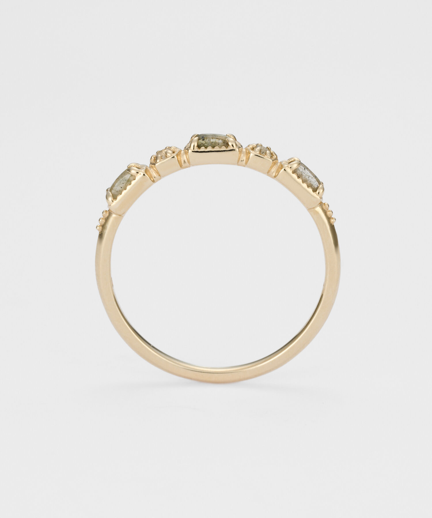 agete「K5ラブラドライトリング」|リング|