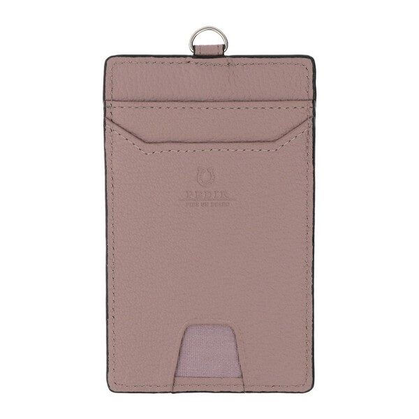 PEDIR「PEDIR(ペディール) ディアシュリンク 本革 リール付 シングルパスケース」|定期入れ|