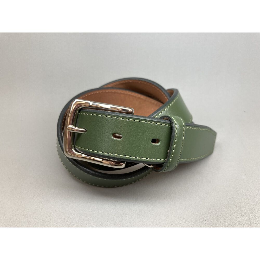BACKYARD FAMILY「ベルト メンズ 本革 通販 革工房いんのしま KIB210 牛革ベルト 本革ベルト レザーベルト」|ベルト|グリーン1