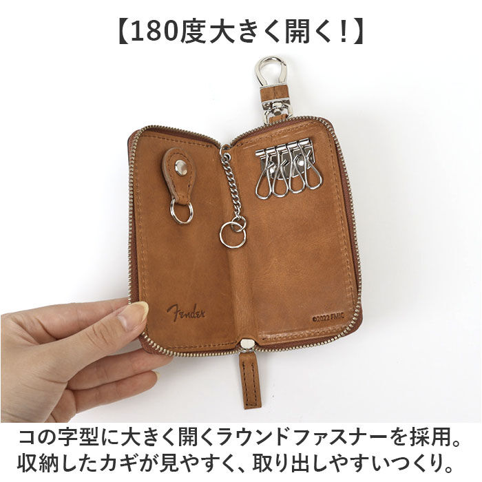 BACKYARD FAMILY「Fender フェンダー キーケース 500 メンズ 通販 スマートキーケース キーホルダー」|キーケース|