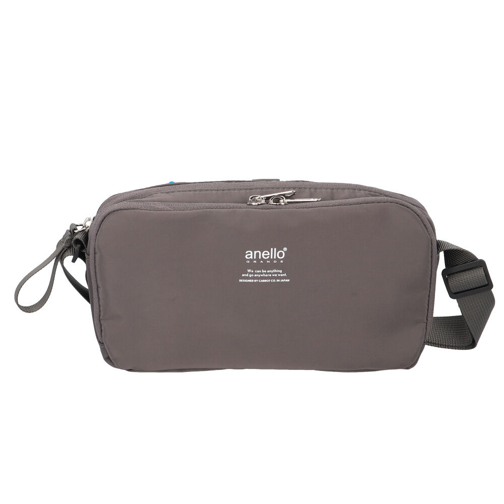 BACKYARD FAMILY「アネロ グランデ ショルダー バッグ 通販 anello GRANDE GTM0715」|ショルダー・メッセンジャー|グレー1