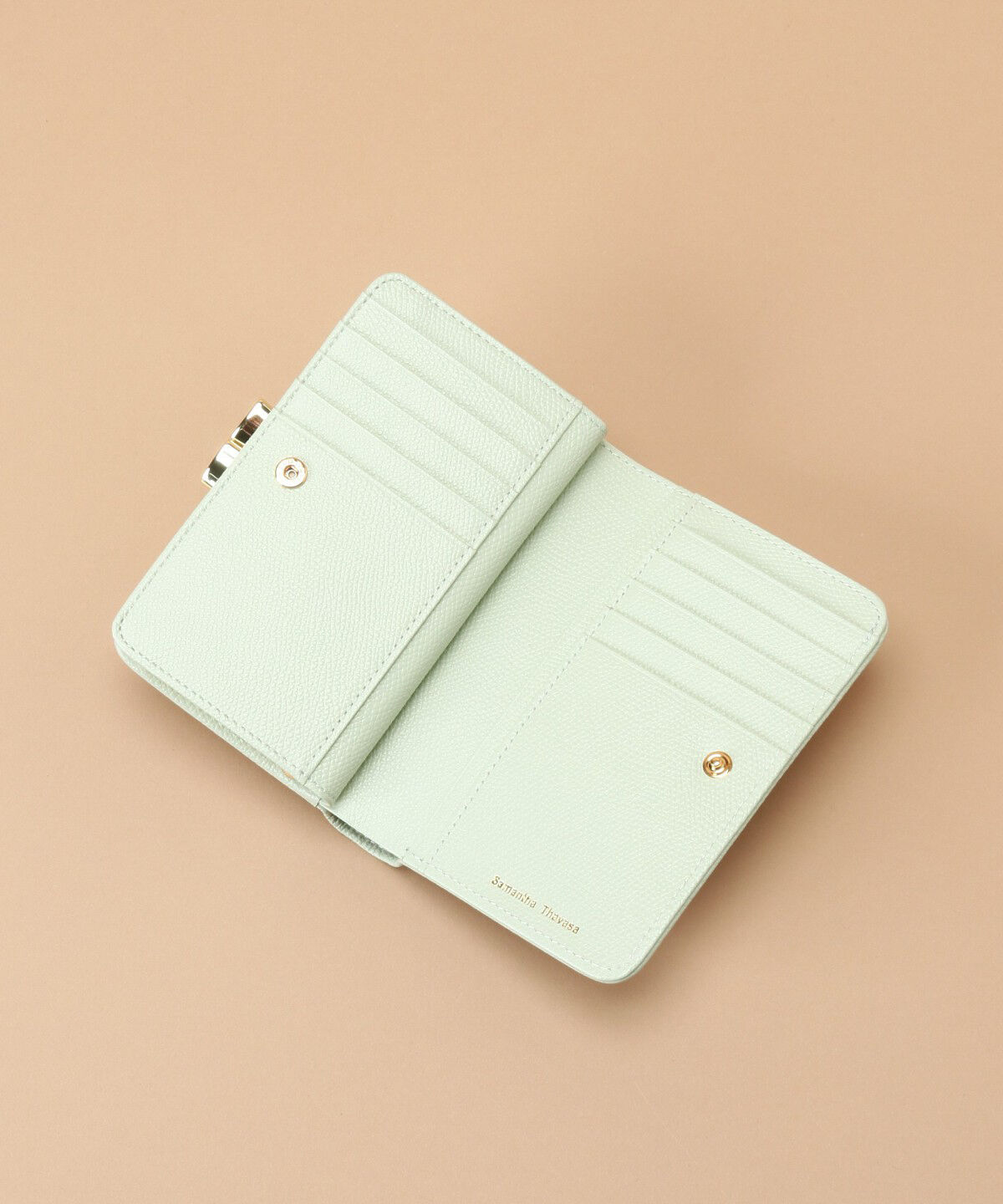 Samantha Thavasa「ST Jacquard 二つ折り口金財布」|財布|