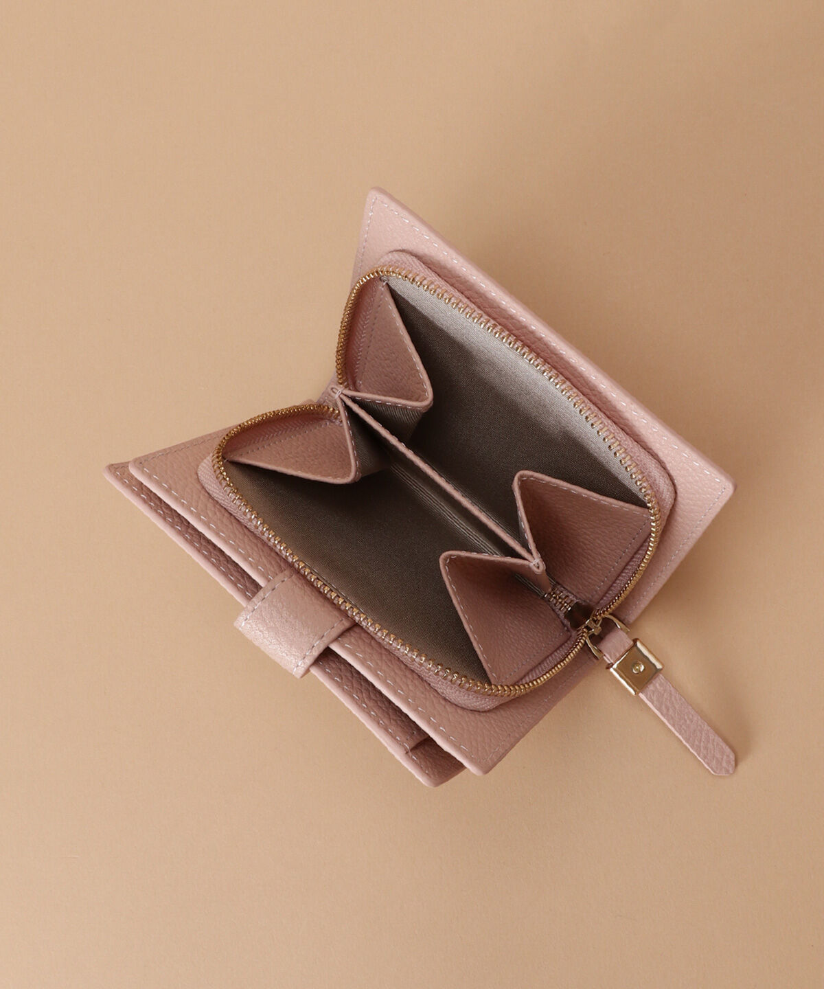 Samantha Thavasa「マットアイコン レザー 折財布」|財布|