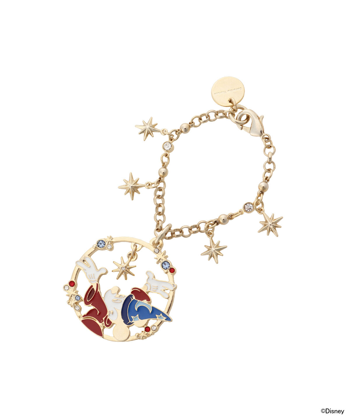 Samantha Thavasa「『ファンタジア』コレクション バッグチャーム「ミッキー」」|チャーム・キーホルダー|ゴールド