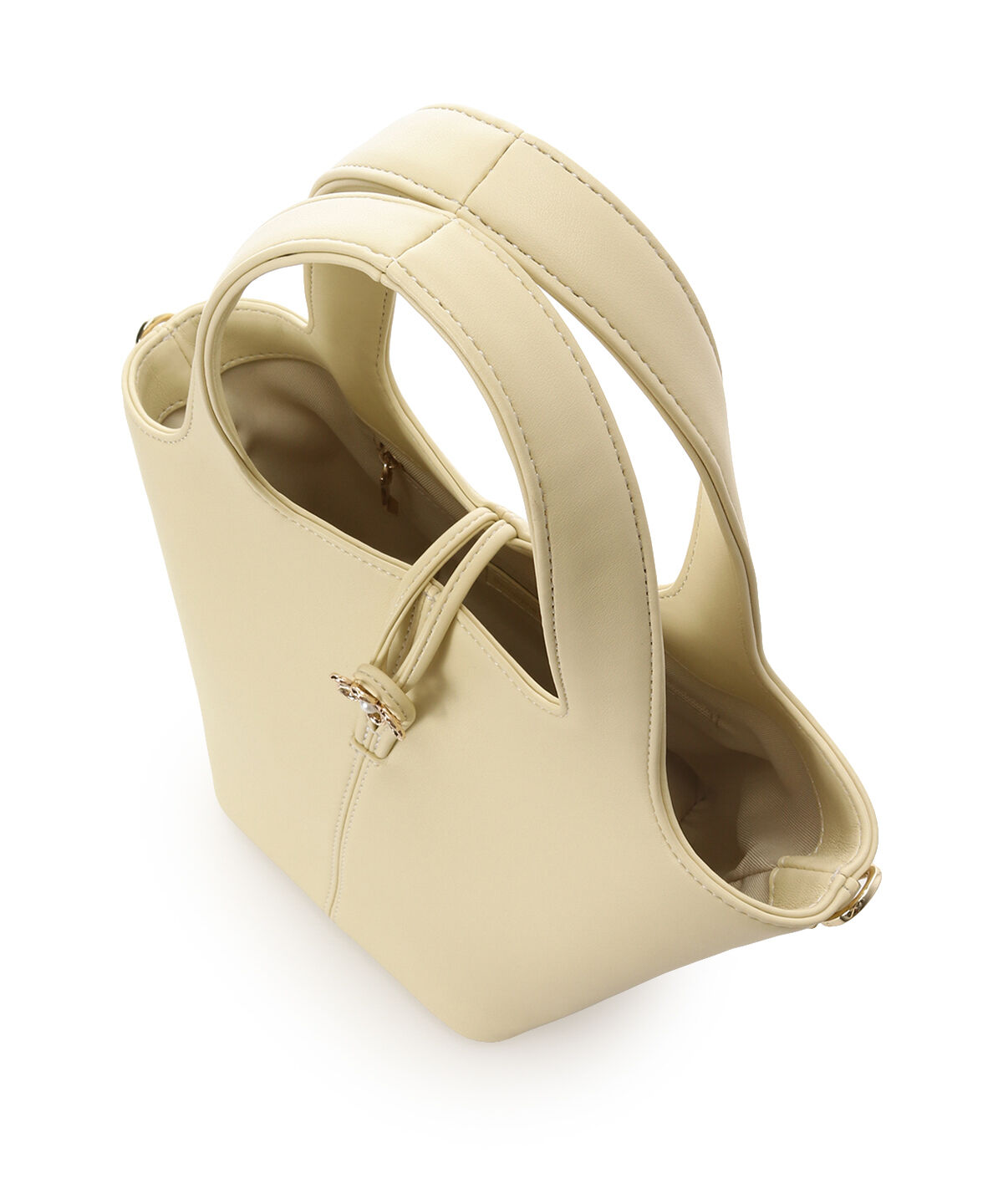 Samantha Thavasa「オリジナルフラワーモチーフ金具 ハンドバッグ」|ハンドバッグ|