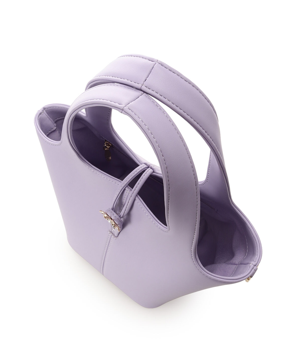 Samantha Thavasa「オリジナルフラワーモチーフ金具 ハンドバッグ」|ハンドバッグ|