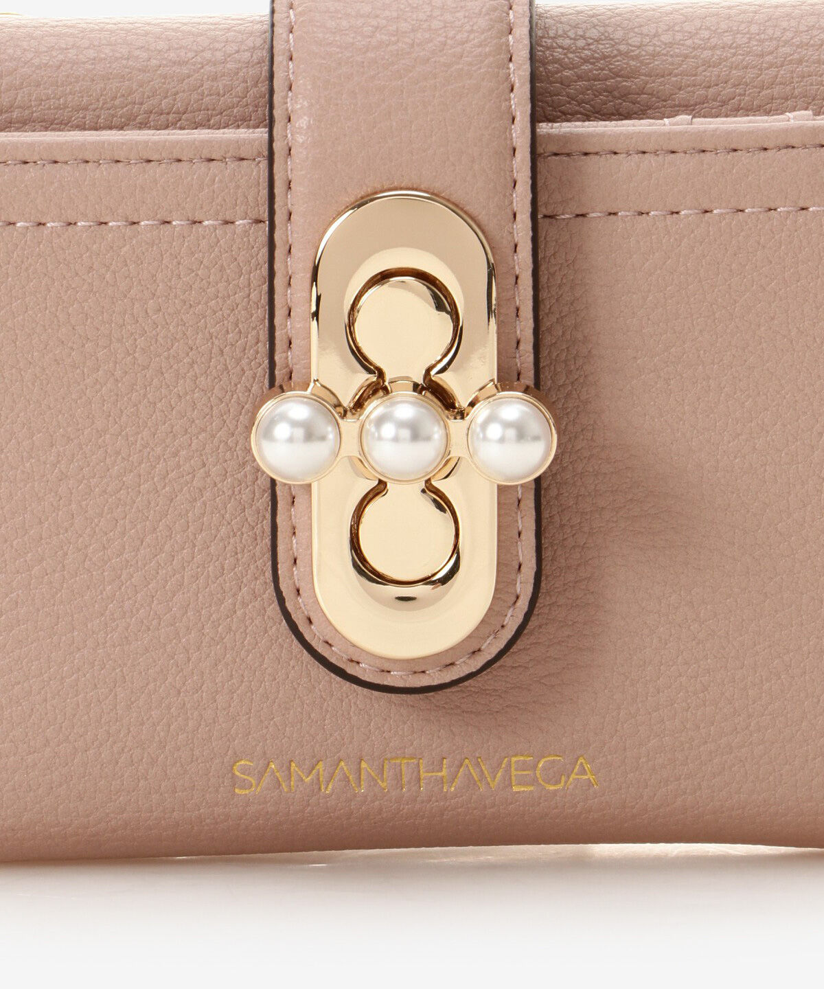 Samantha Vega「オリジナルパール金具折財布」|財布|