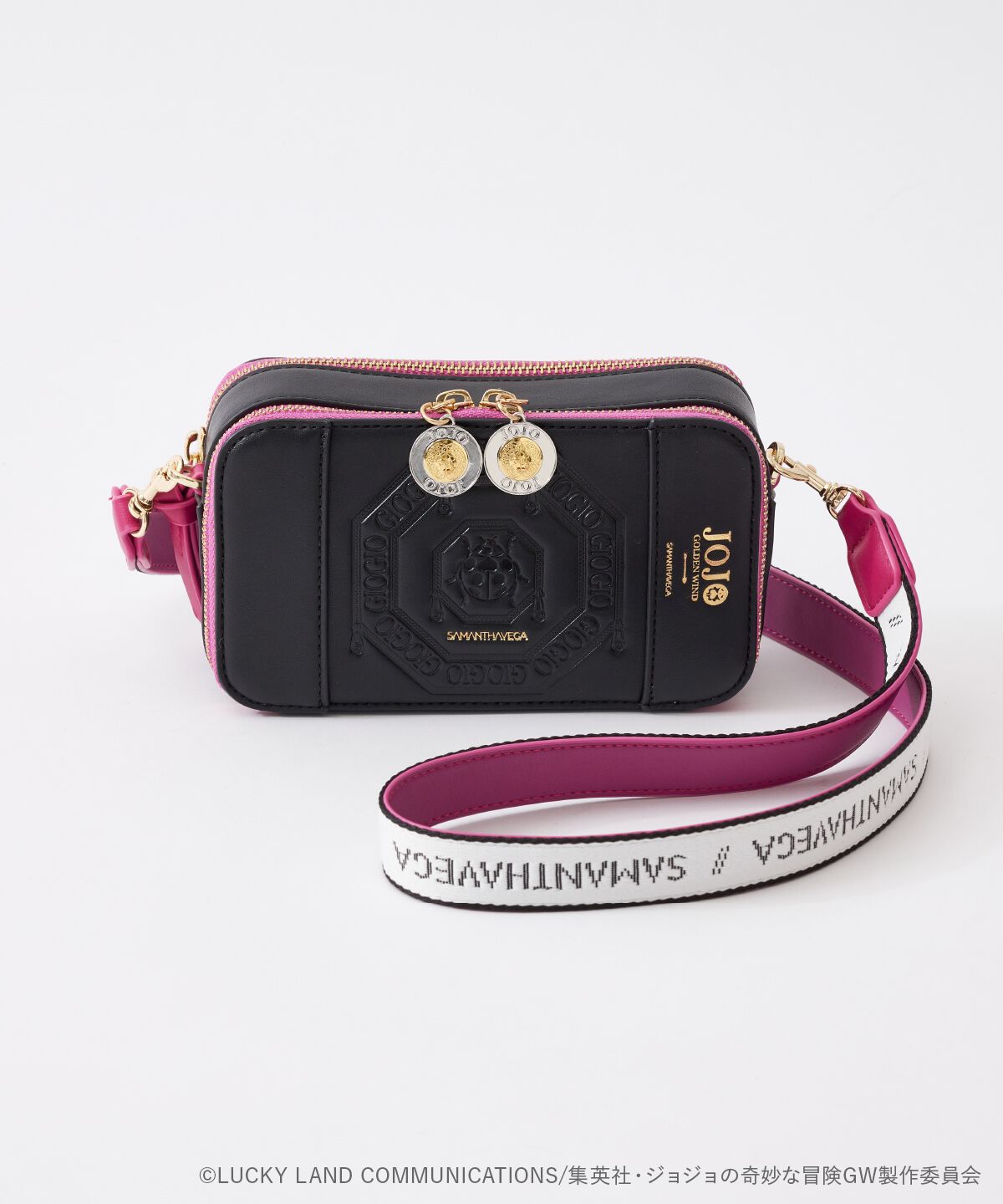 Samantha Vega「アニメ「ジョジョの奇妙な冒険　黄金の風」コラボショルダーバッグ」|ショルダー・メッセンジャー|ブラック