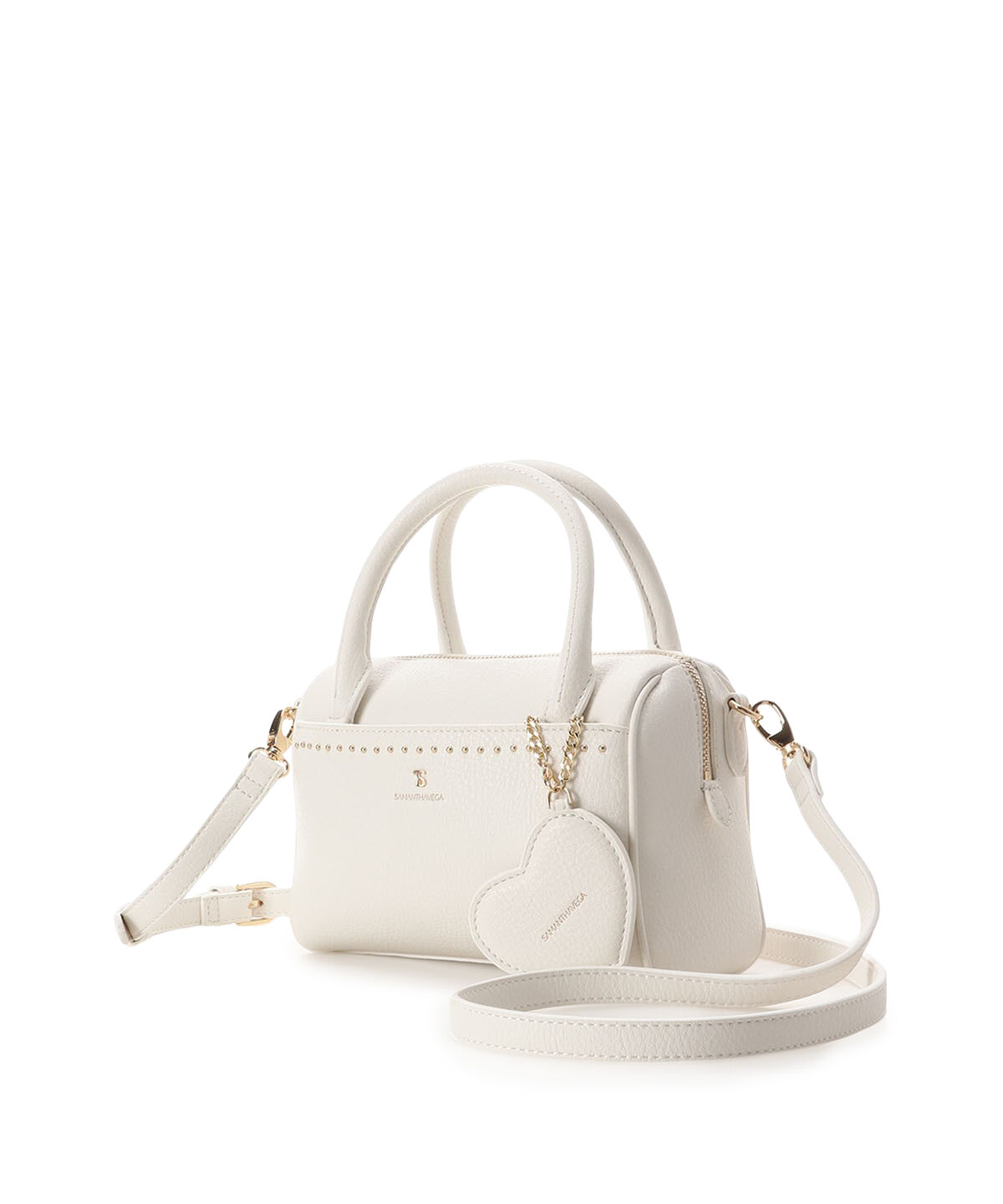 Samantha Vega「スタンダードキュートスタッズミニボストンバッグ」|ショルダー・メッセンジャー|