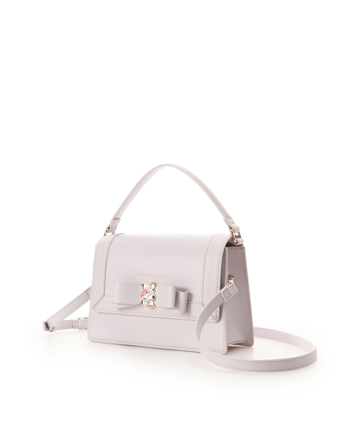 Samantha Vega「バイカラージュエルリボンショルダーバッグ」|ショルダー・メッセンジャー|