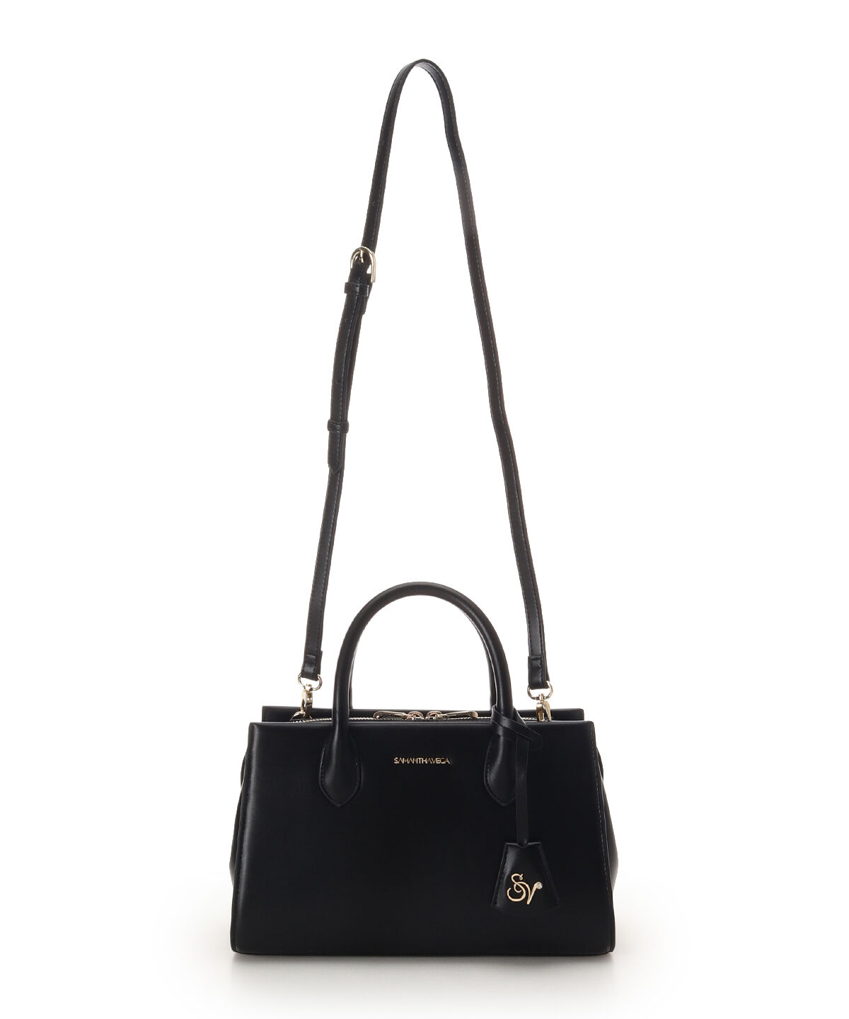 Samantha Vega「ロゴ金具ハンドバッグ」|ハンドバッグ|