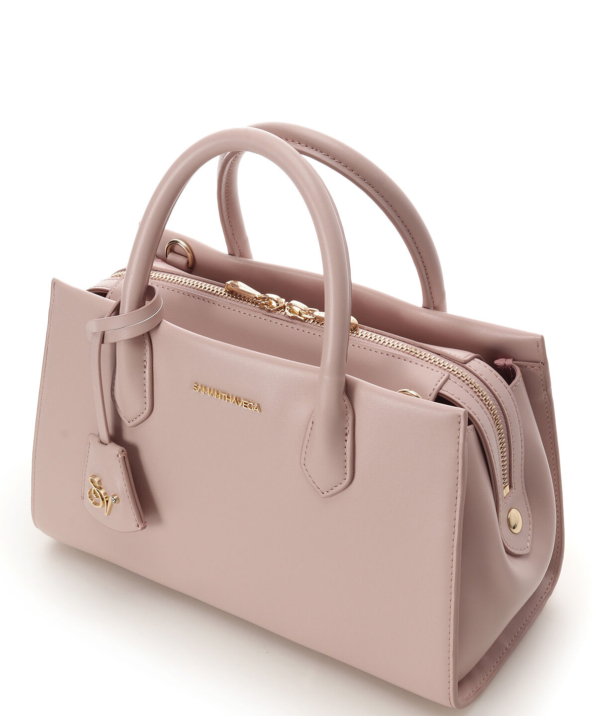 Samantha Vega「ロゴ金具ハンドバッグ」|ハンドバッグ|