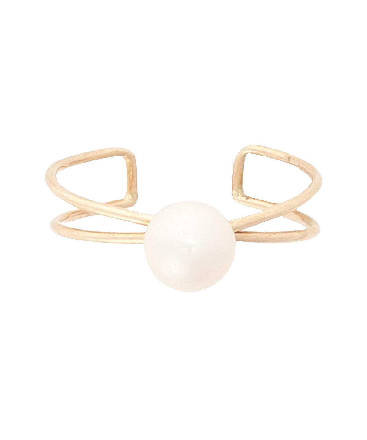 newme by Samantha Thavasa「K10 YG パールイヤーカフ」|イヤーカフ|